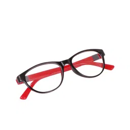 OPTIFY Unisex Clear Lens & Red Cateye Sunglasses with UV Protected Lens image 4