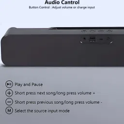 Clairbell 20W Bluetooth Soundbar with 4 Hours Wireless Playback Bluetooth SpeakersC1V296 20 W Bluetooth Soundbar image 4