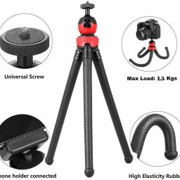 Hiffin ®12 Inches Height Flexible Gorillapod Tripod with 360° Rotating Tripod Ball Head image 4