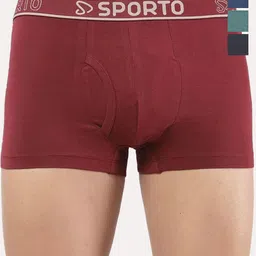 Sporto by Macho Pack Of 4 Combed Cotton Trunk-picture-42