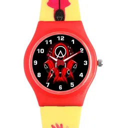 JI & JA Boys Brass Round Dial & Straps Watch JJ211-55