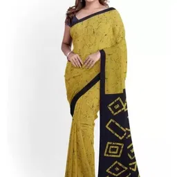 THE FAMILIAR HANDICRAFTS Pure Cotton Designer Ikat Saree-picture-25
