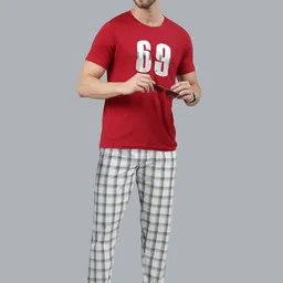 Joven Men Printed Night suit-picture-38
