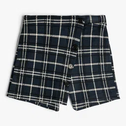 Koton Girls Checked Technology Shorts-image-83