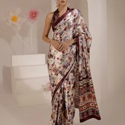 BAESD Floral Printed Pure Silk Saree-picture-33