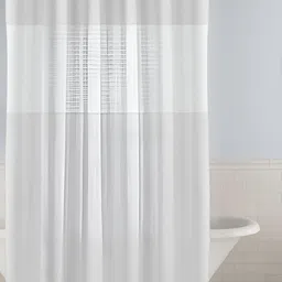Story@home White Shower Curtain With Rings-image-46