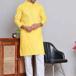 Jompers Men Mandarin Collar Kurta with Pyjamas-37
