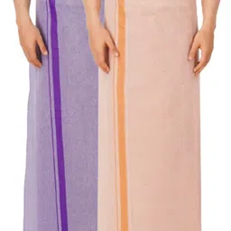 Ethazh Men Pack of 2 Dhotis-picture-41