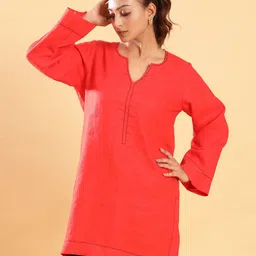 BohoJazz Women Solid Embroidered Regular Top-picture-6