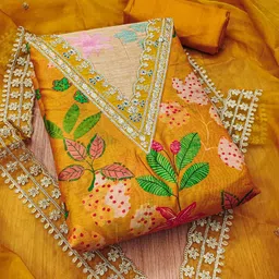 Panzora Printed Unstitched Dress Material-image-9
