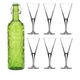 SOMIL Green Glass Airtight Can Bottle-image-44