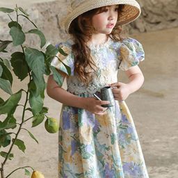 LULU & SKY Floral Print Fit & Flare Dress-42