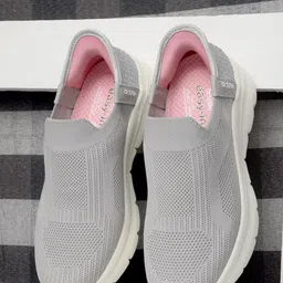 Action Women Woven Design Slip-On Sneakers-image-5