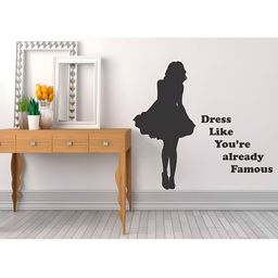 LANSTICK Black Girl With Fashion Printed Waterproof Wallpaper-image-98