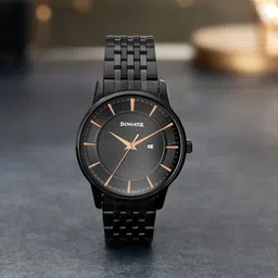 Sonata Men Dial & Bracelet Style Straps Analogue Watch 77153NM01-picture-13