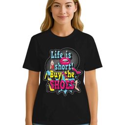 Raregems Women Typography Printed Pure Cotton Applique T-shirt-image-83