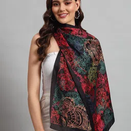 HANDICRAFT PALACE Women Printed Satin Scarf-22