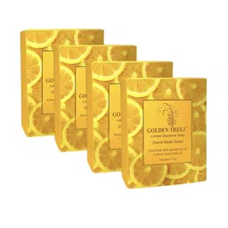 Golden Treez Set Of 4 Lemon Glycerine Soap- 115 ml Each-12