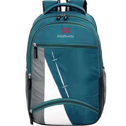MARKWAY Women Colourblocked Backpack-image-7