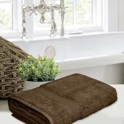 Home Fresh Brown 1 Cotton 500 GSM Bath Towel-image-56