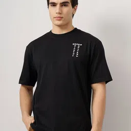 Genoa Men Printed Drop-Shoulder Sleeves T-shirt-image-37
