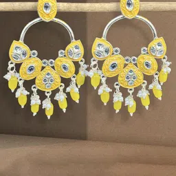 MADDY SPACE Contemporary Chandbalis Earrings-image-98