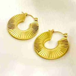 VAGHBHATT Circular Hoop Earrings-11