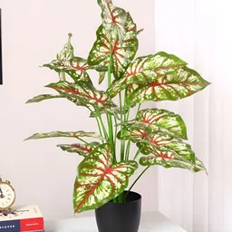 ARICK DECOR Red 1 Pieces Artificial Plant With Pot-image-13