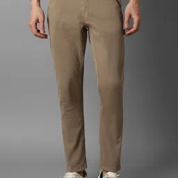 Louis Philippe Jeans Men Slim Fit High-Rise Chinos Trousers-image-78
