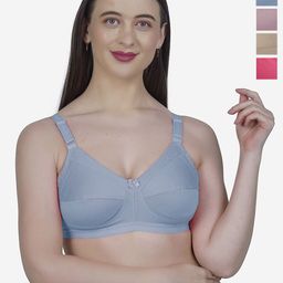 SHYAM SONS FLAIR Pack Of 4 Everyday Bra All Day Comfort Full Coverage-picture-16