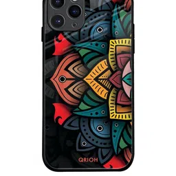 QRIOH Floral Printed iPhone 11 Pro Back Case Mobile Accessories-picture-48