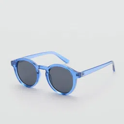 MANGO MAN Men Round Sunglasses with UV Protected Lens 87070605-56-12