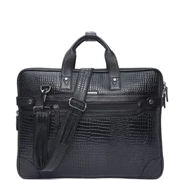 Stamp Unisex Leather Laptop Bag-41