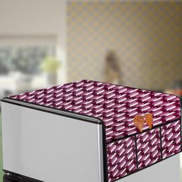 The Furnishing Tree Violet Plastic Refrigerator Cover-image-39