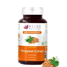 Bliss Welness Plant Based Fenugreek Extract Capsules - 60 Capsules-51