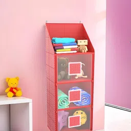 Aura Red Multi-Utility Hanging Organisers-36