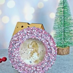 Little Surprise Box LLP Pink Shiny Glitter Charm Festive Decor-picture-31