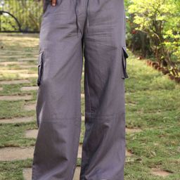 ROAR FOR GOOD Unisex Comfort fit Hemp Cargo with Drawstring-image-2