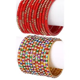 1ST TIME Red Alloy Bangle-13