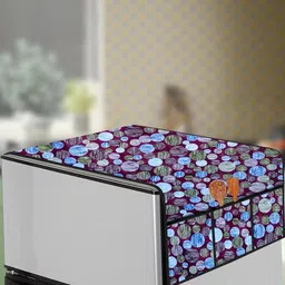 The Furnishing Tree Multi-Coloured Printed Refrigerator Cover-11