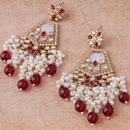 VATSALYA creation Gold-Plated Alloy Earrings-picture-45