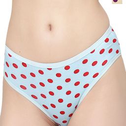 Docare Pack Of 2 Printed Cotton Briefs  Yummy Panty-Yellow-Tblue-65
