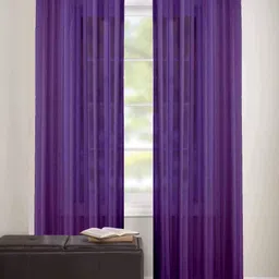 Dekor World Multicoloured Set of 2 Sheer Long Door Curtain-35