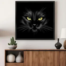 999Store Black & Grey Cat Canvas Painting Wall Art-image-46