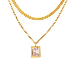 Designs & You Gold-Plated Layered Necklace image 2