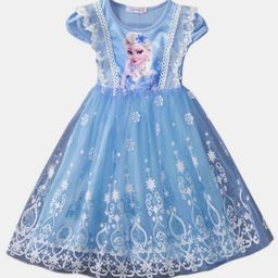 YK Girls Embellished Fit & Flare Dress-picture-34