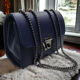 SKORPIO PU Structured Sling Bag with Tasselled-17