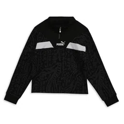 Puma HYPERNATURAL Girls Printed Relaxed Fit Sweatshirt-picture-0