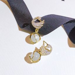 MEENAZ Korean Gold-Plated Pearls Peacock Shaped Drop Earrings-40