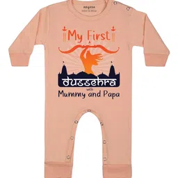 Arvesa My First Navratri Printed Bodysuit-image-34